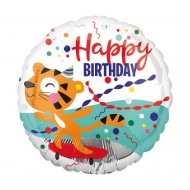 Happy Tiger Birthday Balloon